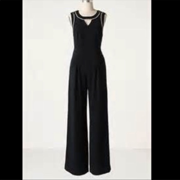 Anthropologie corded crossback jumpsuit - Picture 4 of 8